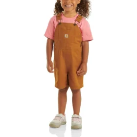 Salopette corta in tela da bambino, vestibilità ampia (neonati/bambini piccoli)