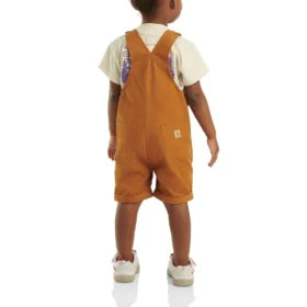 Salopette da bambina in tela con volant sul davanti (neonati/bambini piccoli)