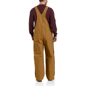 Salopette da uomo con vestibilità ampia, in tela di cotone resistente e imbottita, con dettagli Firm Duck