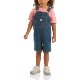 Salopette in denim Rugged Flex® dalla vestibilità ampia per bambini (neonati/bambini piccoli)