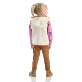 Set da 3 pezzi per bambine: gilet, camicia stampata e Leggings (bambine piccole)