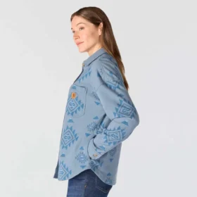 Sovracamicia in maglia Durham da donna