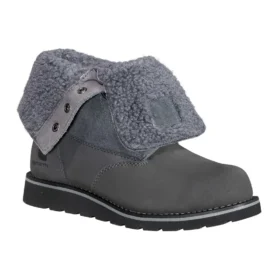 Stivali invernali da donna con zeppa, impermeabili e imbottiti, da 8", con gambale ribaltabile